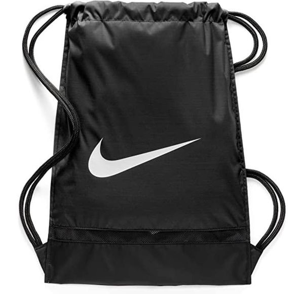 NEW NIKE Brasilia Training Gymsack Drawstring Backpack Gym Bag Unisex BA5338-010 - Picture 1 of 3